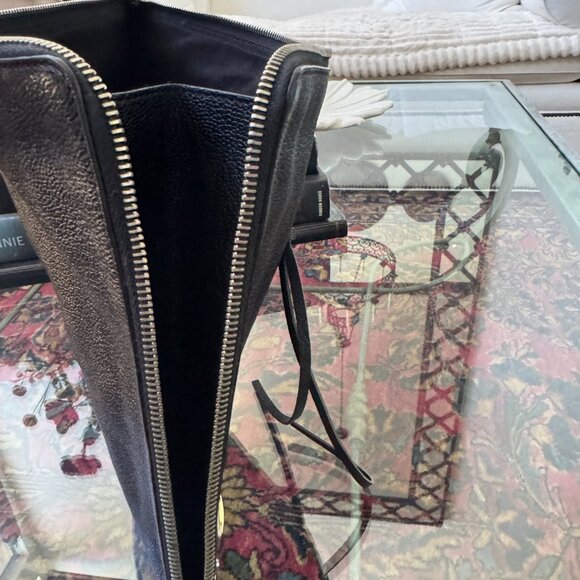 Balenciaga Metalic Edge Clutch Bag Black Silver CityHardware Excellent Condition - Picture 5 of 9